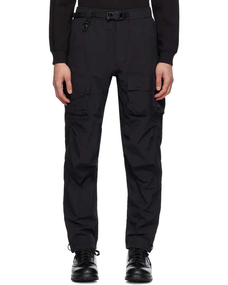 maharishi Black Water-Repellent Cargo Pants Black
