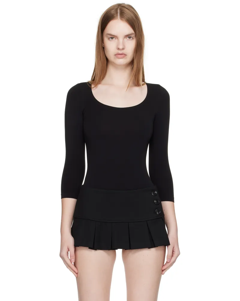 Wolford Black Tokio String Bodysuit 7005