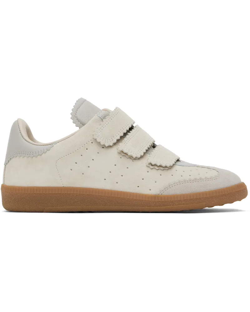 Isabel Marant Beige Beth Sneakers Ecru