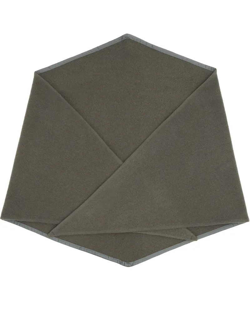 Rier Khaki Losange Scarf Camoscio