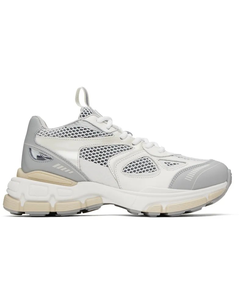 Axel Arigato White & Gray Marathon Neo Sneakers Beige