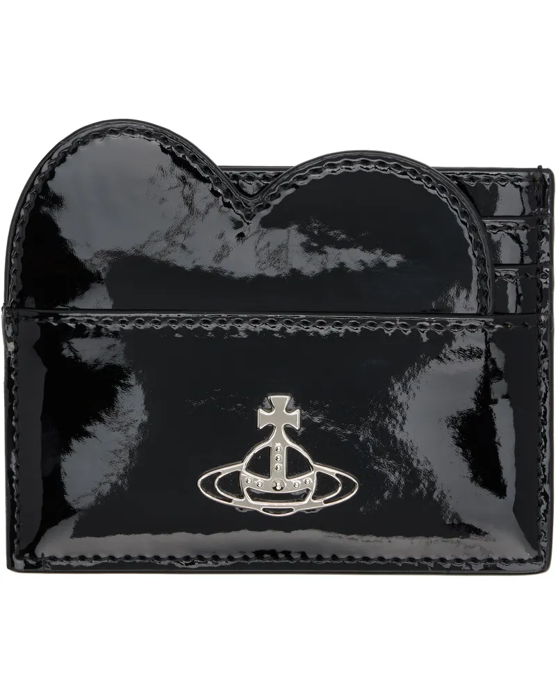 Vivienne Westwood Black Heart Card Holder N403