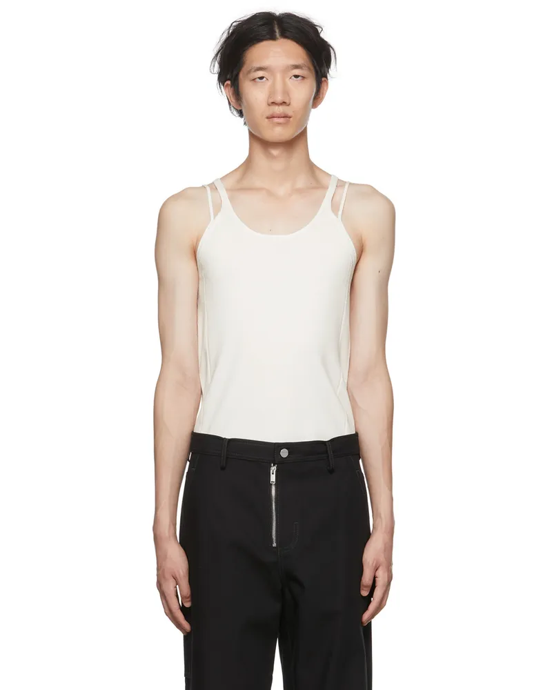 Dion Lee Ivory Density Tank Top Ivory