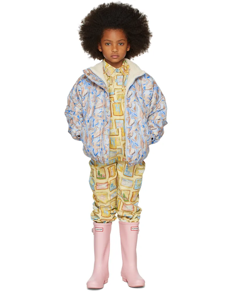 HELMSTEDT SSENSE Exclusive Kids Blue Maisema Jacket Abstract