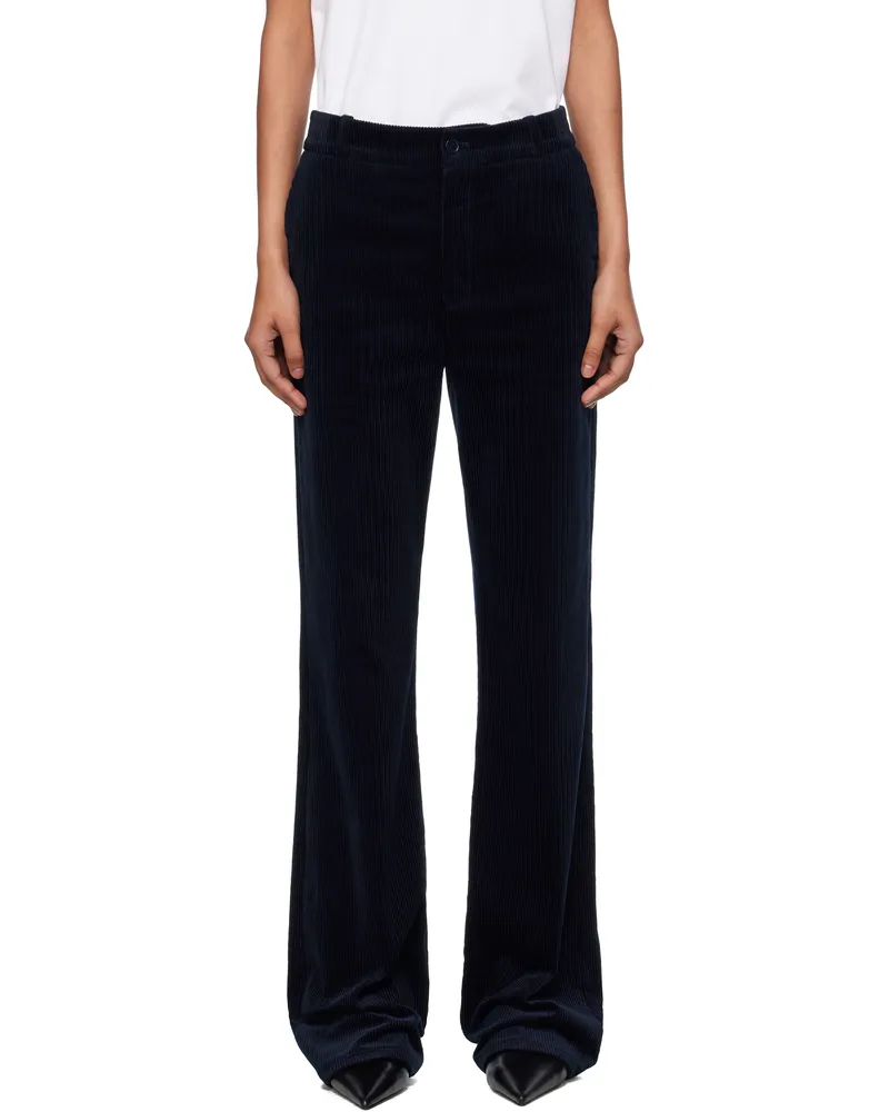 A.P.C. Navy Rosemary Trousers Iak