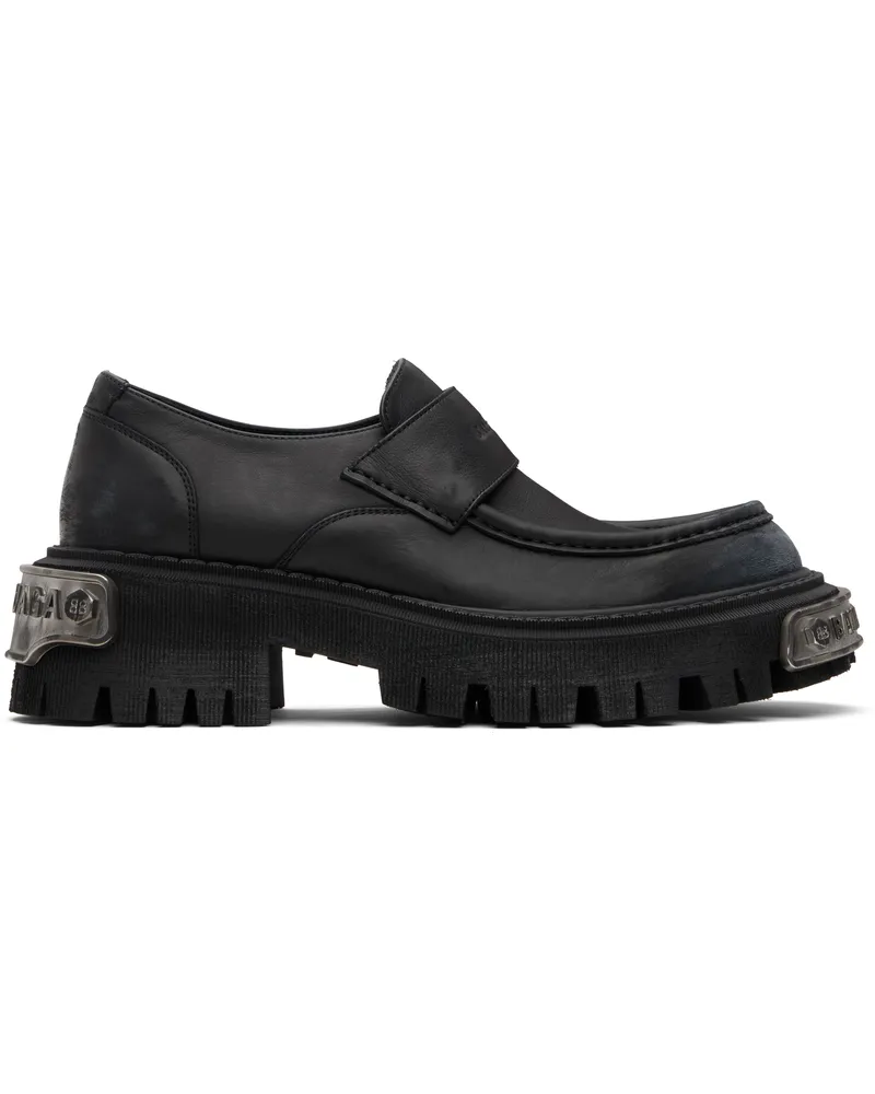 Balenciaga Black Tractor Loafers 1010