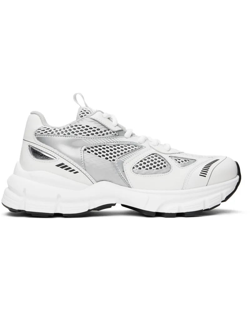 Axel Arigato White & Silver Marathon Sneakers White