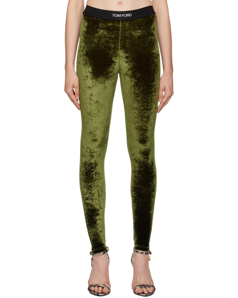 Tom Ford Khaki Signature Leggings Fg845