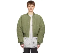 SSENSE Exclusive Green Tranquil Bomber Jacket