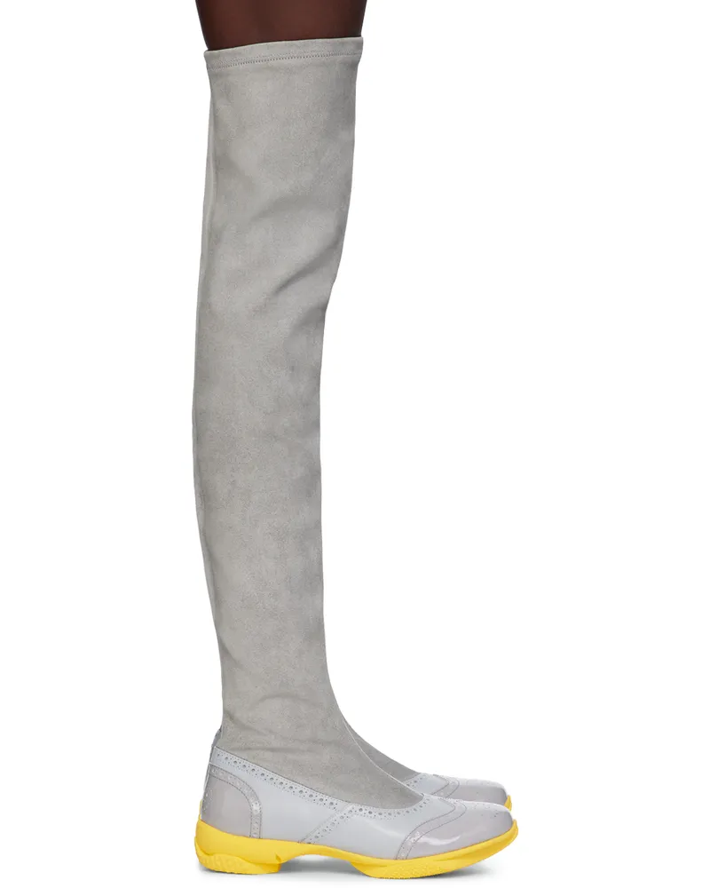 KIKO KOSTADINOV Gray Sonia High Boots Fog