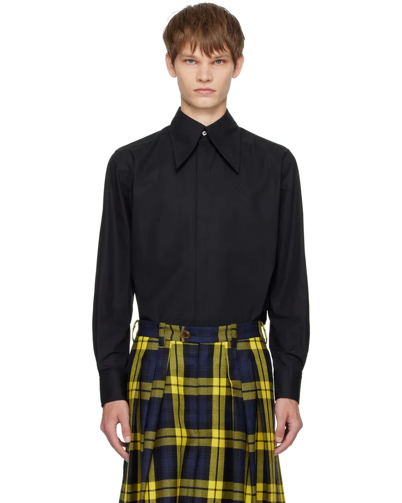 Vivienne Westwood Black Tuxedo Shirt Aw25-black