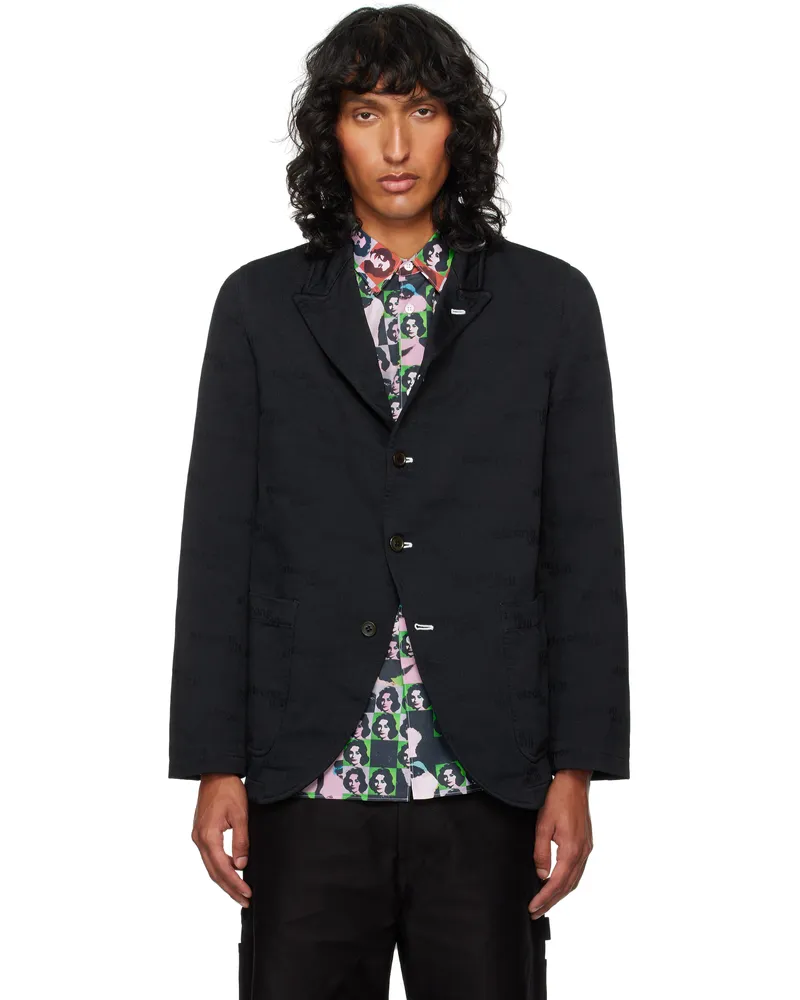 Comme des Garçons Navy 'Strong Will' Blazer 1