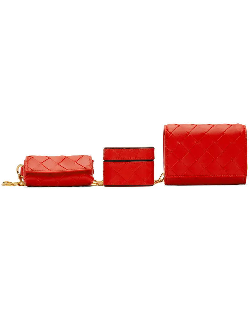 Bottega Veneta Red Intrecciato Bag 6572