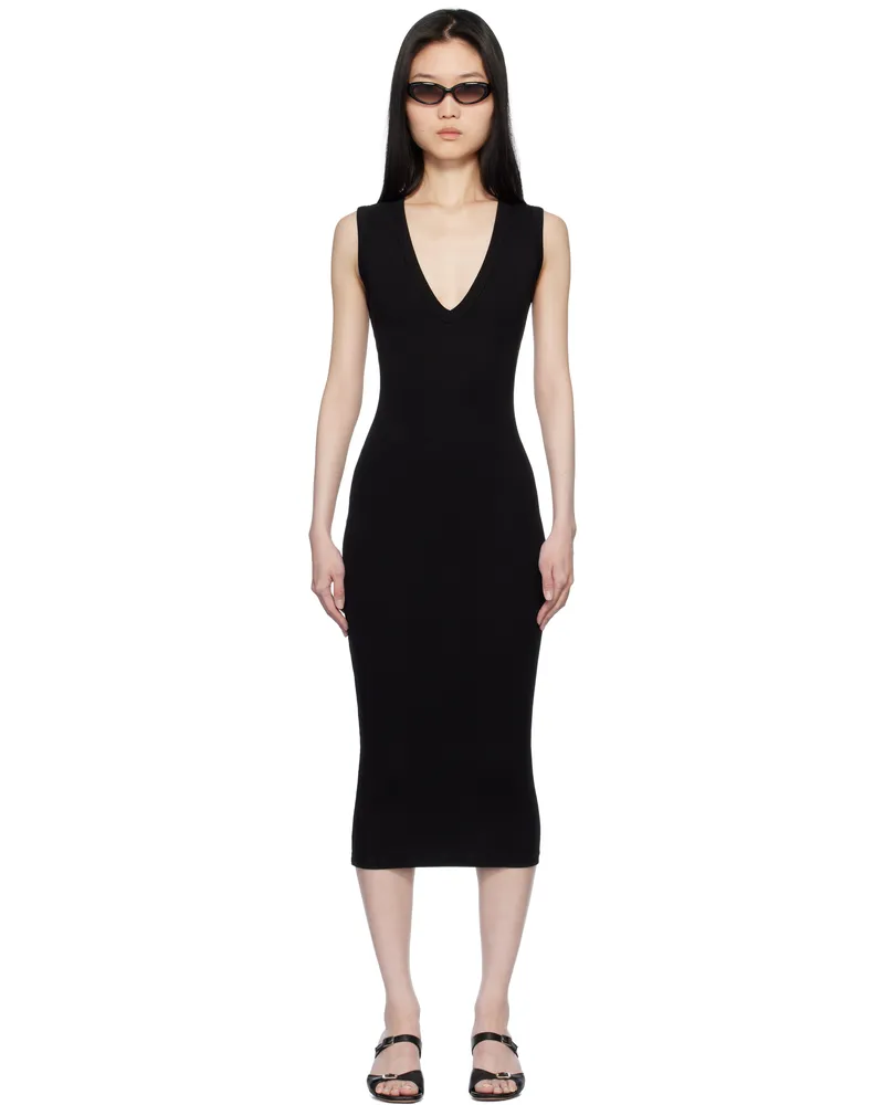 Flore Flore Black Dewi Midi Dress Black
