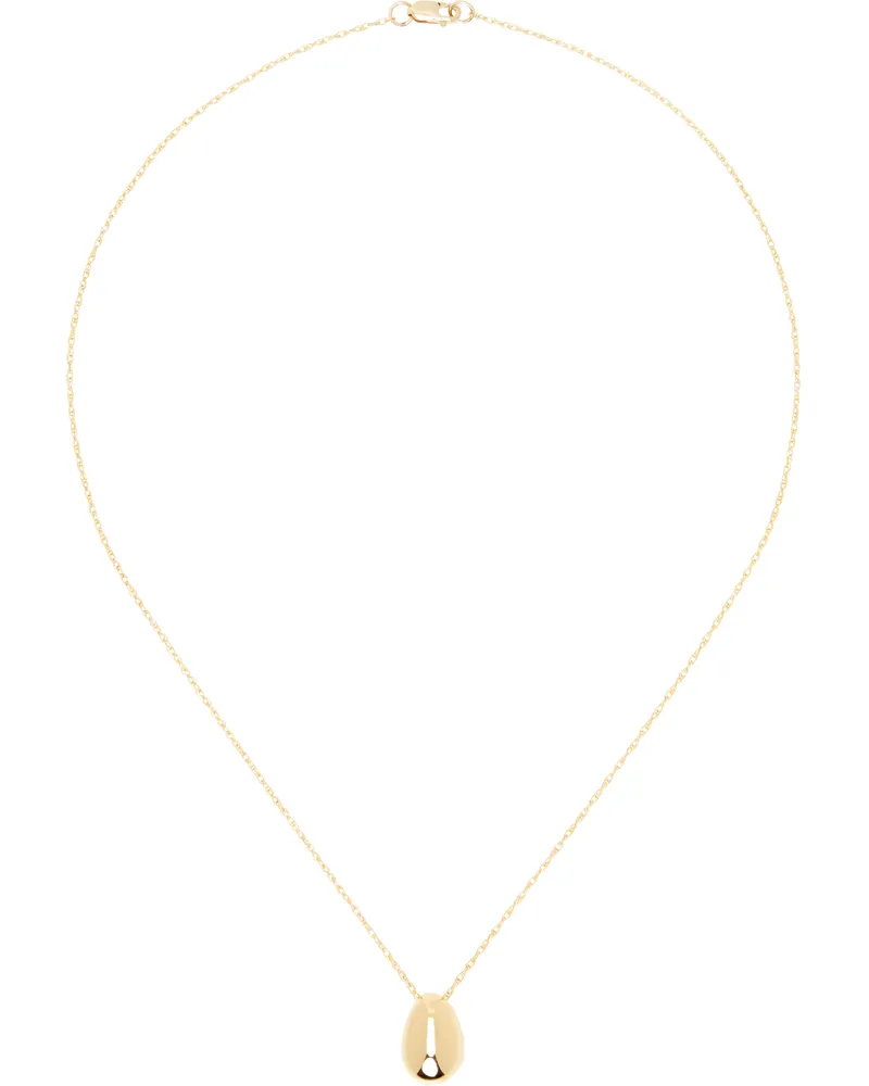 Sophie Buhai Tiny Egg Pendant Necklace 18k