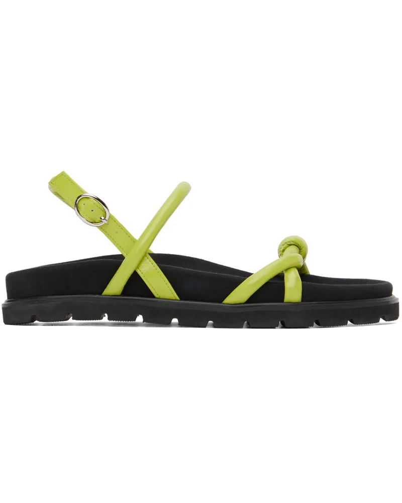 Reike Nen Green Knotted Sandals Lime