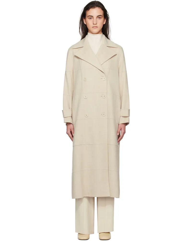 Joseph Beige Light Double Face Animation Merton Coat 1274