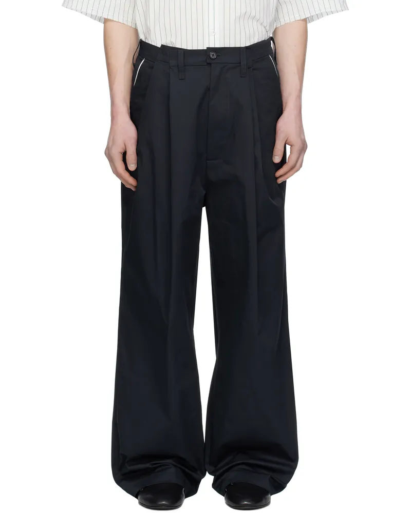 Camiel Fortgens Navy Suit Trousers Navy
