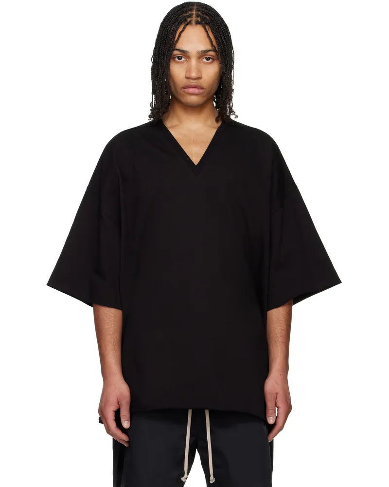 Rick Owens Black Hollywood V Tommy T-shirt 09