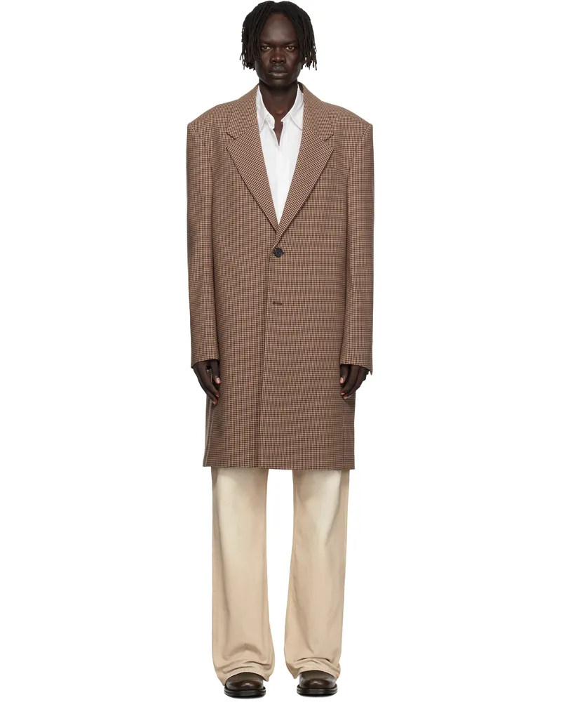 Acne Studios Brown Wool Coat Bph