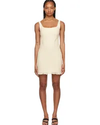 STAUD Off-White Isabela Minidress Ivy