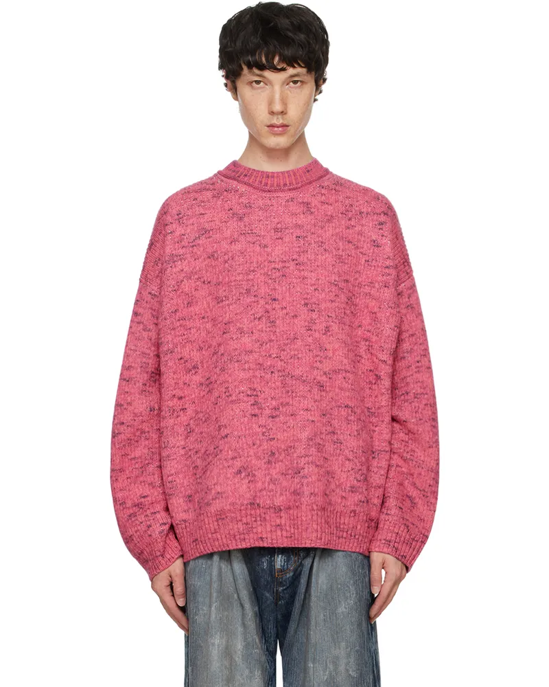 Acne Studios Pink Jacquard Sweater Bia