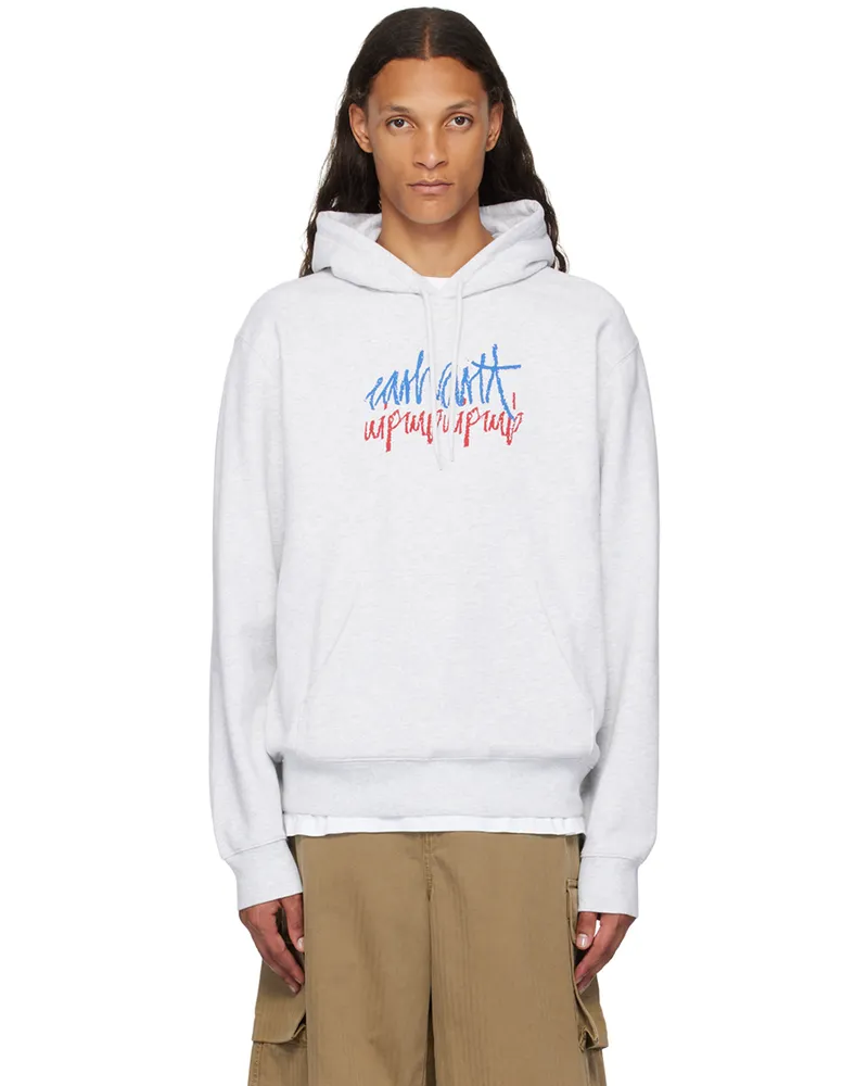 Carhartt WIP Gray Stereo Hoodie Xx