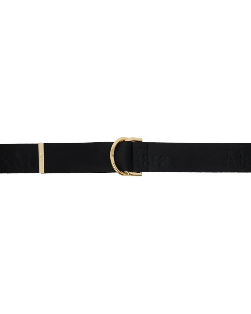 Max Mara Black Afosi Belt 001