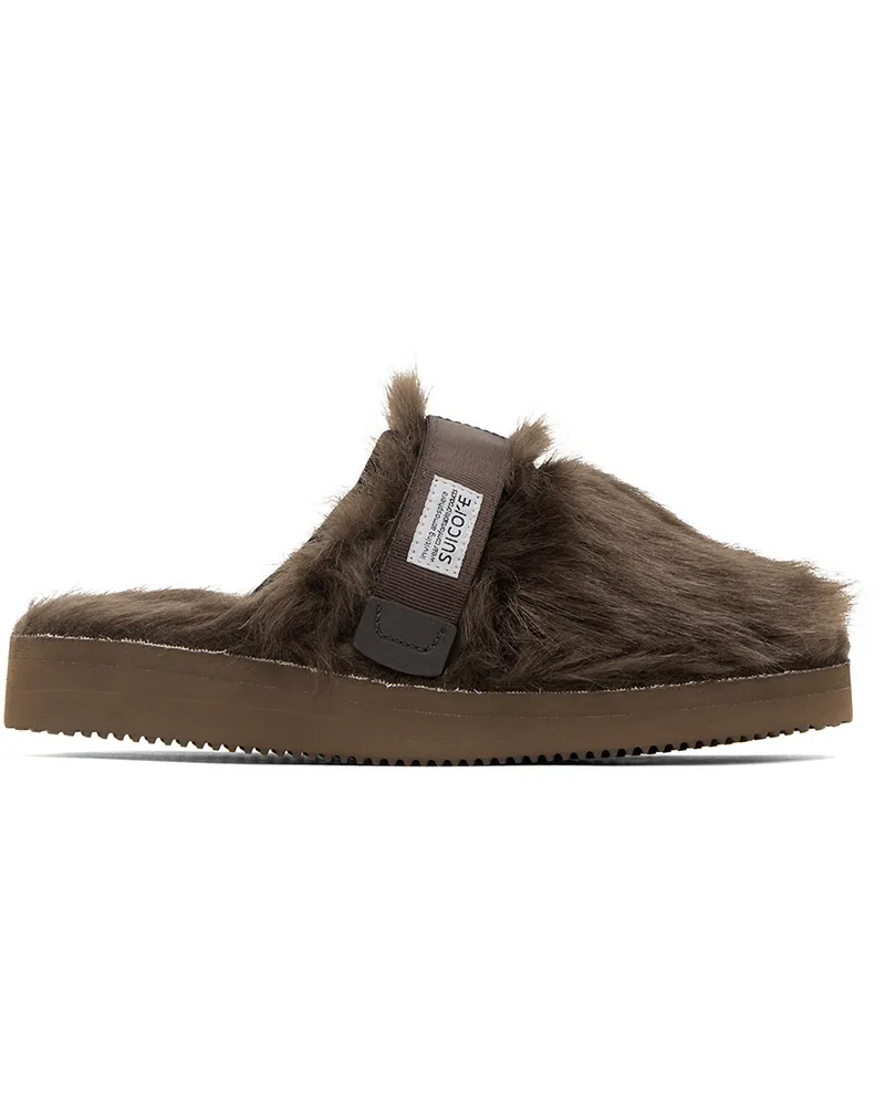 SUICOKE Brown ZAVO-2EU Sandals D.brown
