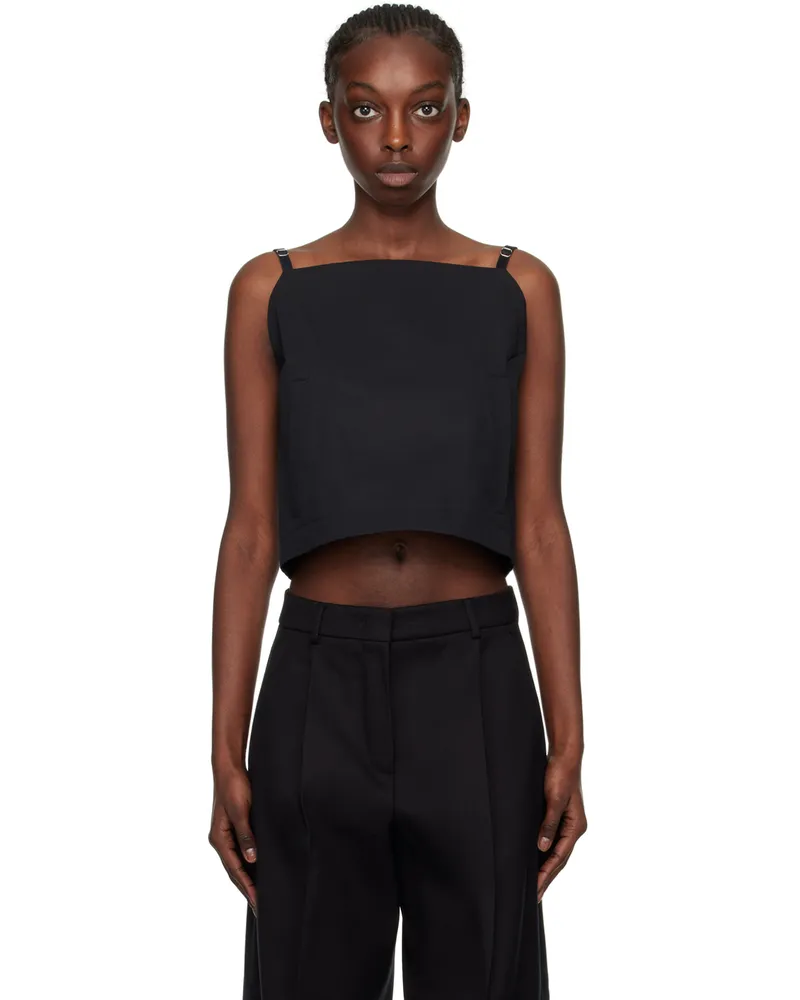 SPORTMAX Black Carmine Tank Top 5