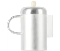 Silver Simple Coffee Pot