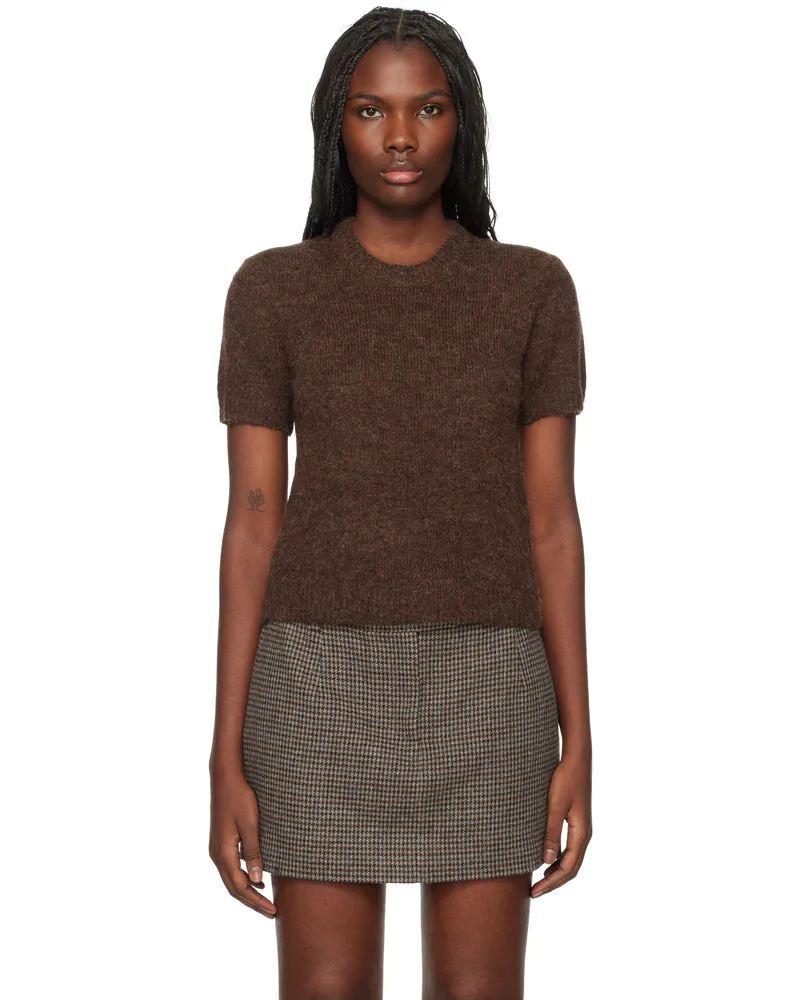 The Garment Brown Verbier Mini Sweater 502