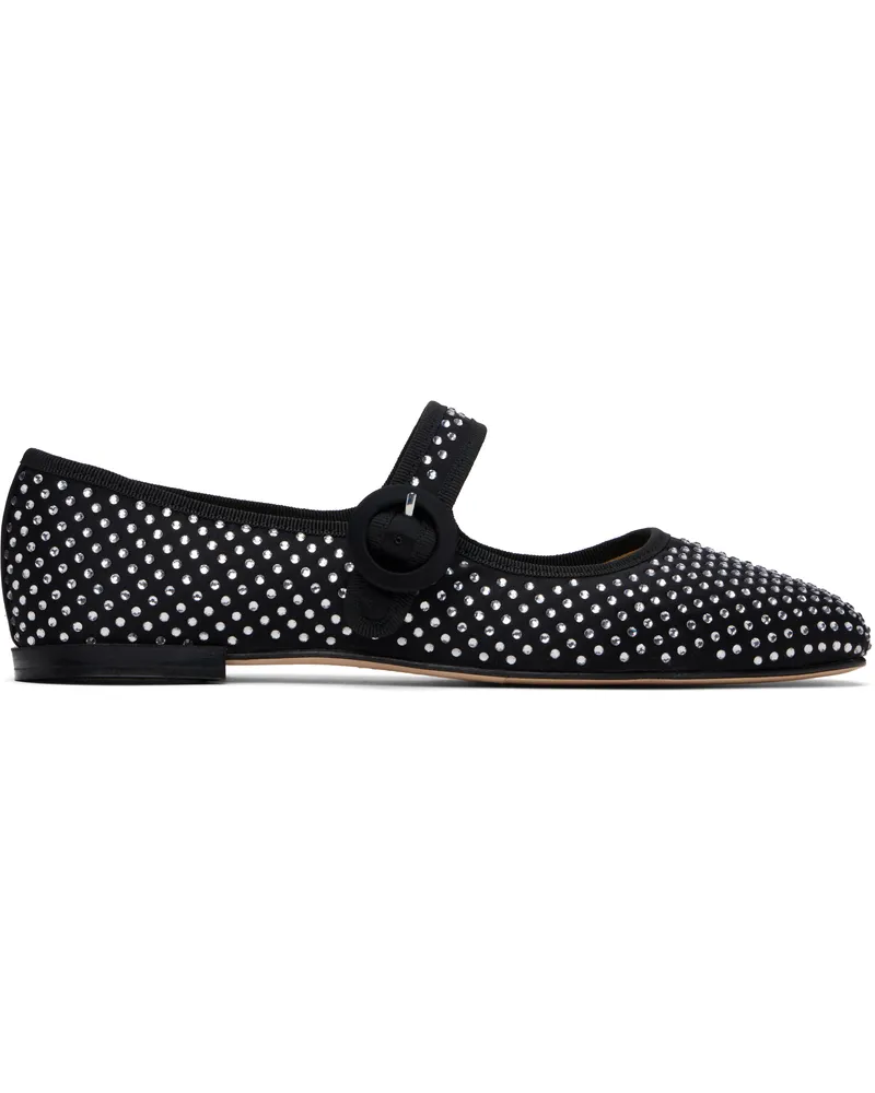 Repetto Black Georgia Square-Toe Mary Jane Ballerina Flats 410