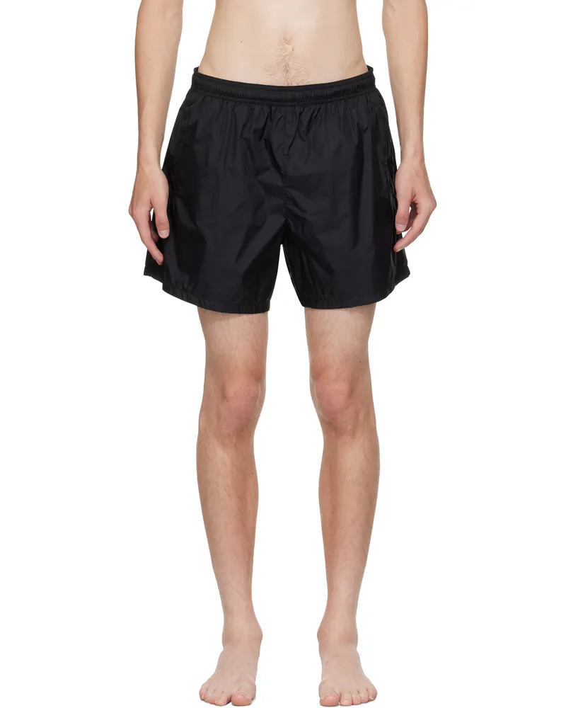 Our Legacy Black Drape Tech Swim Shorts Black