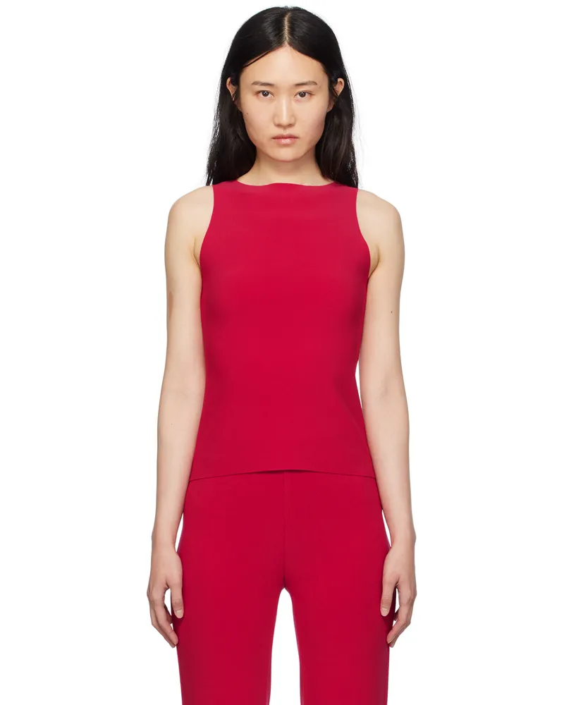 Birrot SSENSE Exclusive Pink Tank Top Berry