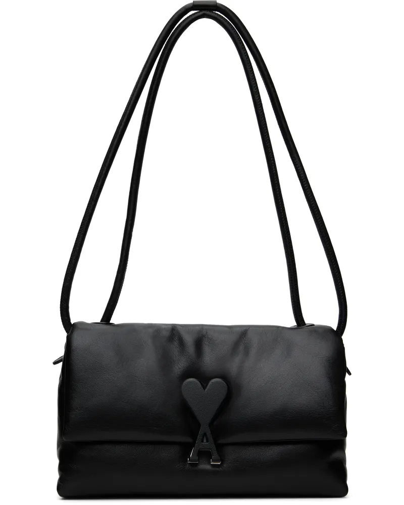 AMI Paris Black Voulez-Vous Bag Black