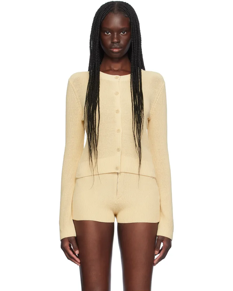 Aya Muse Beige Lysi Cardigan Biscuit