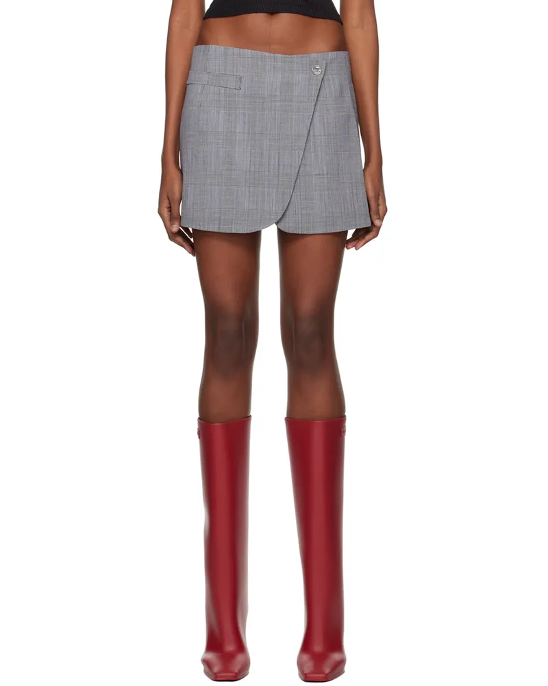 COPERNI Gray Tailored Miniskirt 601b