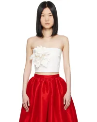 Kika Vargas SSENSE Exclusive Off-White Tank Top All