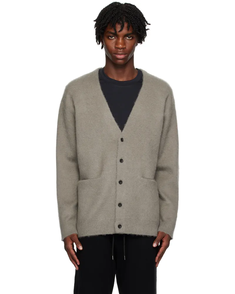 ATTACHMENT Gray Double-Face Cardigan Gray