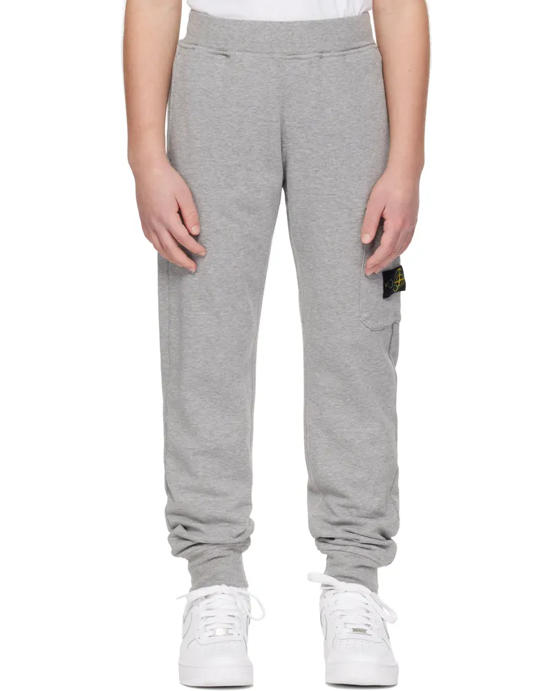 Stone Island Kids Gray 61520 Sweatpants V0m64