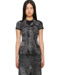 Jean Paul Gaultier Black Trompe L'œil T-Shirt Black