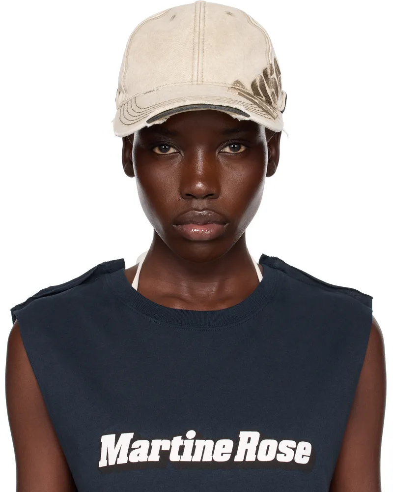 Martine Rose SSENSE Exclusive Beige Roll Back Cap Bei