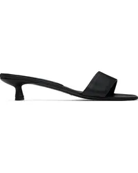 Loulou Studio Black Atrium Mules Black