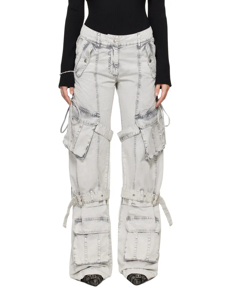 Acne Studios Gray Cargo Twill Trousers Dc6