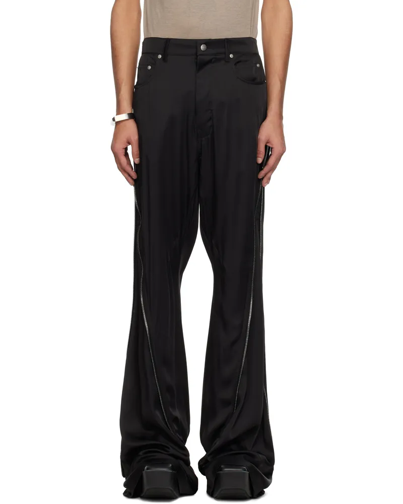 Rick Owens Black Hollywood Bolan Banana Trousers 09