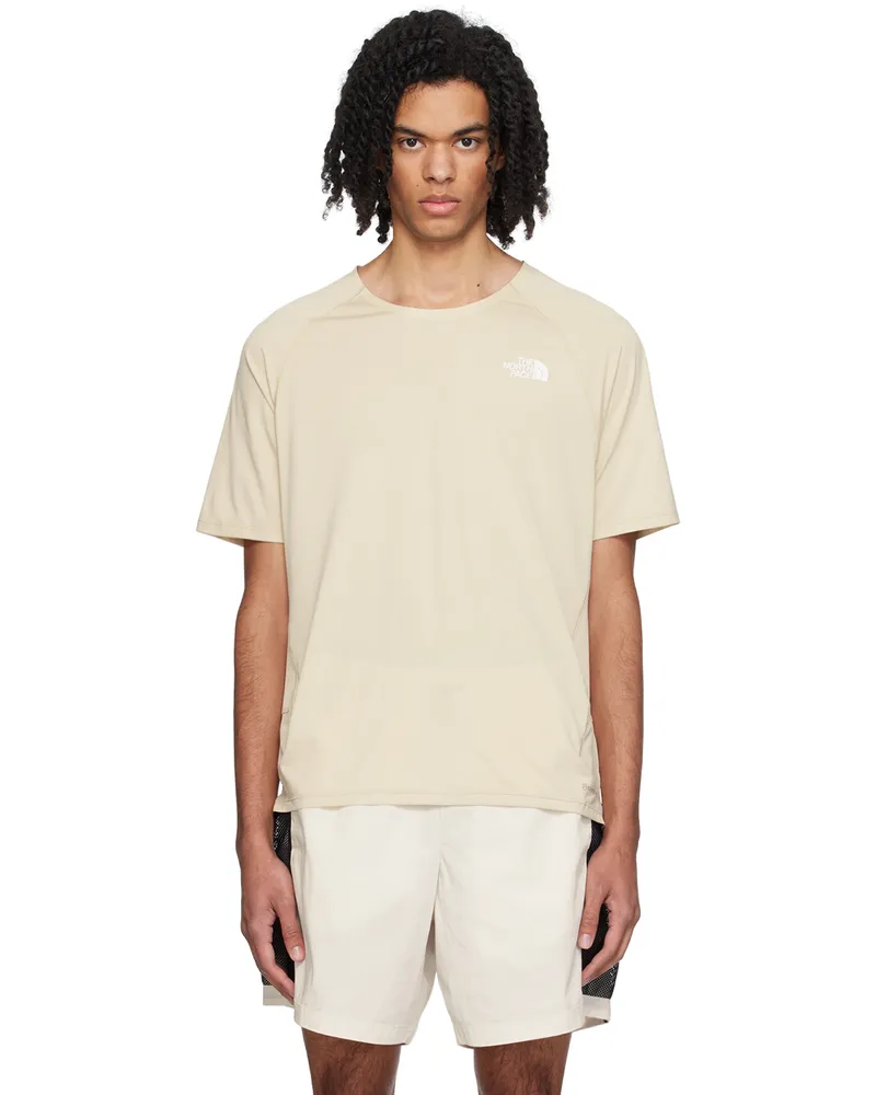 The North Face Beige High Trail Run T-Shirt 3x4