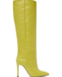 Paris Texas Yellow Stiletto Boots Acid