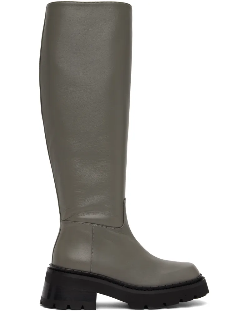 by FAR Gray Russel Boots Cem
