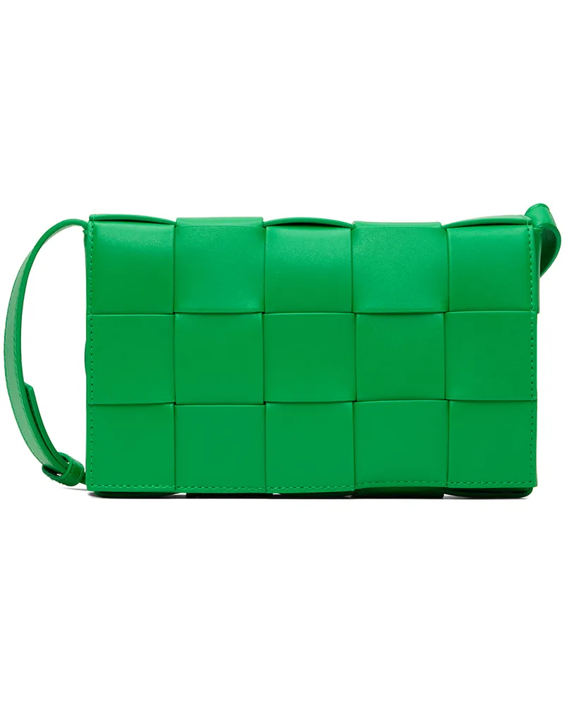 Bottega Veneta Green Medium Cassette Bag 3724
